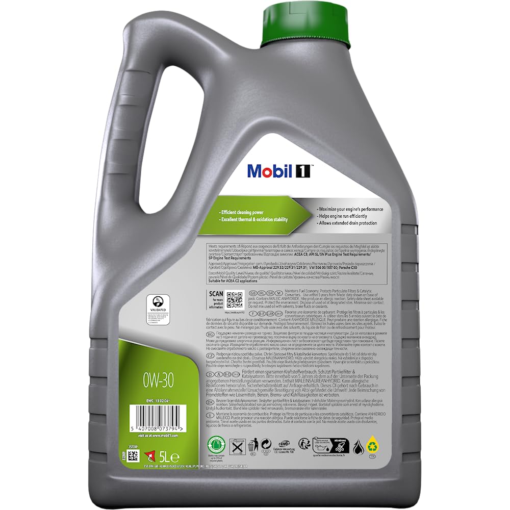 Mobil 1 ESP 0W30 5 Litre Motor Yağı