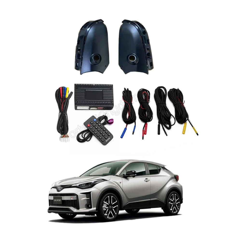 Toyota CHR Car 3D 360 degree Camera Driving Panorama Recorder Bird View Parking DVR Kit 2020