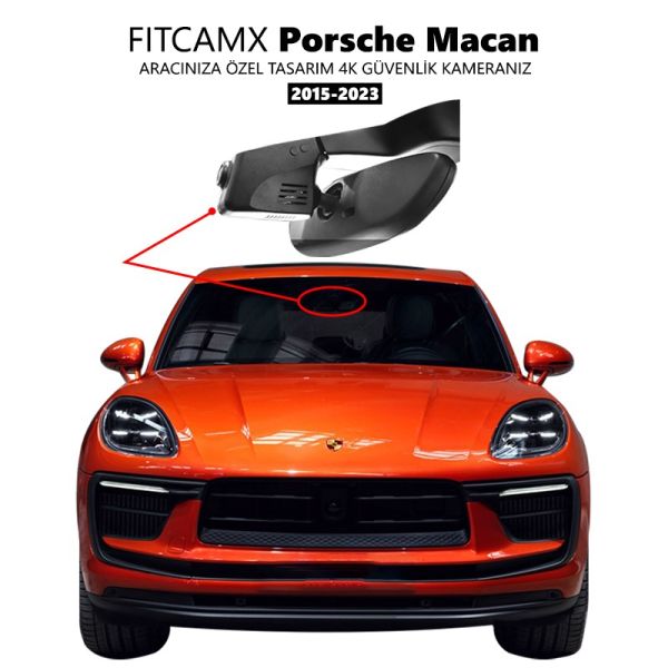 Porsche Macan Modele Özel 4K Araç Kamerası (2015-2023)