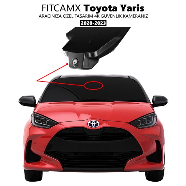 Toyota Yaris Modele Özel 4K Araç Kamerası (2020-2023)