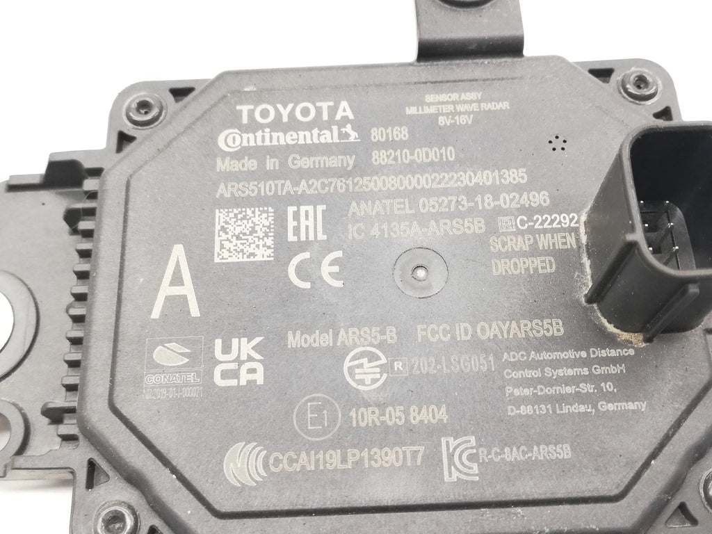 TOYOTA YARIS CROSS MXP Distance Radar Sensor 88210-0D010 1.5 25030135