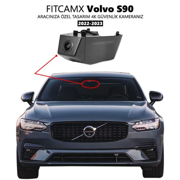 Volvo S90 Modele Özel 4K Araç Kamerası (2022-2023)