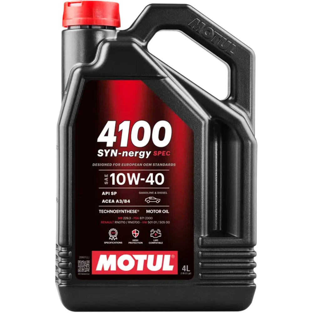 Motul 4100 Syn-Nergy Spec 10W-40 4 Litre Motor Yağı