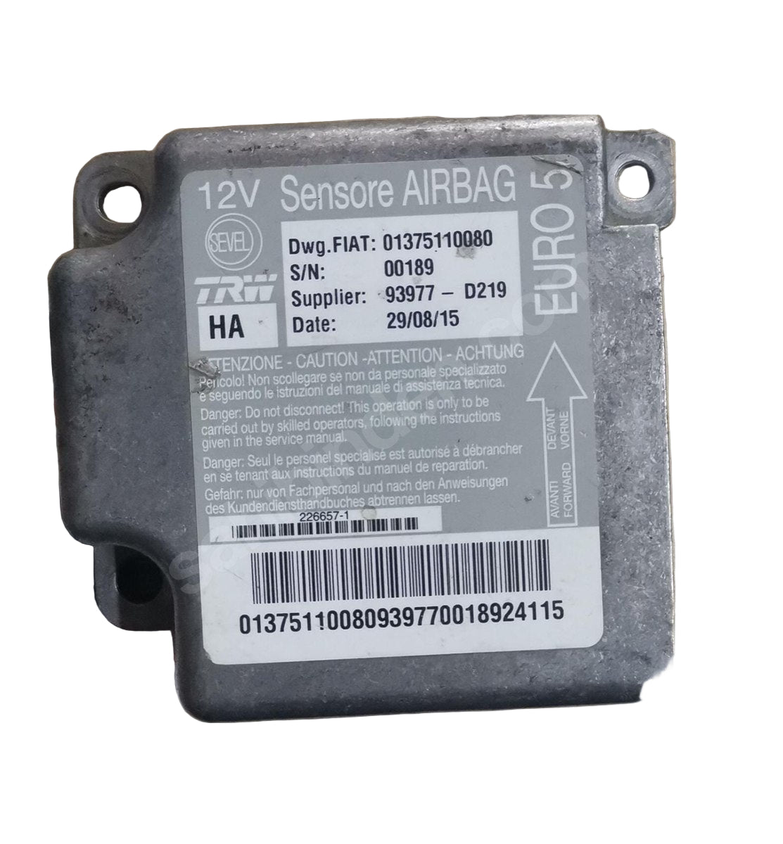 FİAT ducato airbag beyni 01375110080